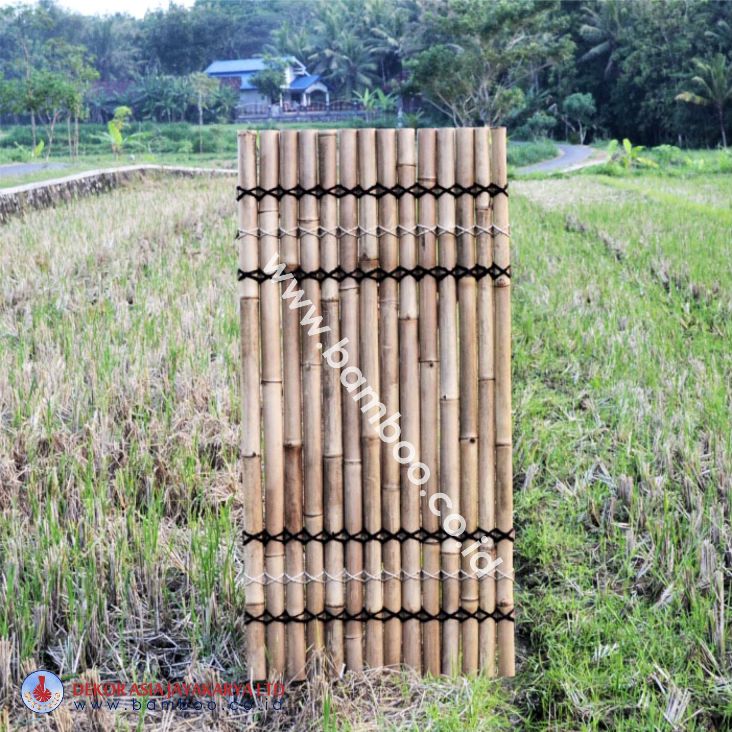 Natural Bamboo Half Raft Panel - Bamboo Panel and Bamboo Screen